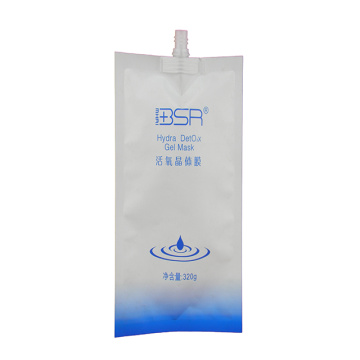 320g PE plastic cosmetic gel mask packaging bag