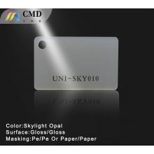 skylight opal white acrylic plastic 58% translucent