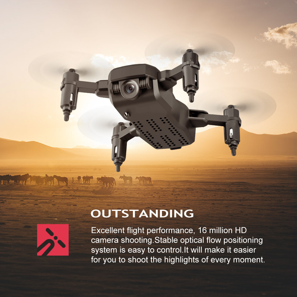 LF606 Mini Drone With Camera HD Wide High Hold Professional RC Helicopter One-Key Return FPV Drones Foldable Quadcopter Kid Toys