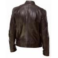 Custom Male Leather Jacket Design High Quality