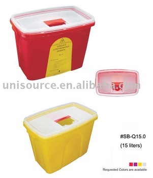 Disposable sharps container/box