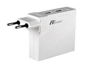 Multi AC Plugs Fast Charging Power Bank Build-in 5200mAh Ba