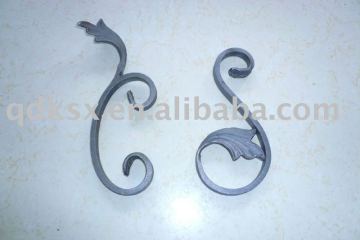 Wrought iron scroll