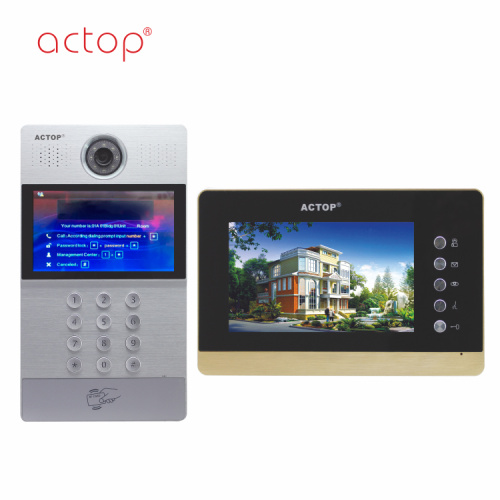 Sistem Video Pintu Telepon Interkom Apartemen