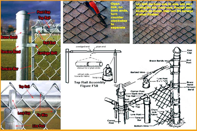 8 gauge steel chainlink fence rolls used chain link fence for sale in kenya