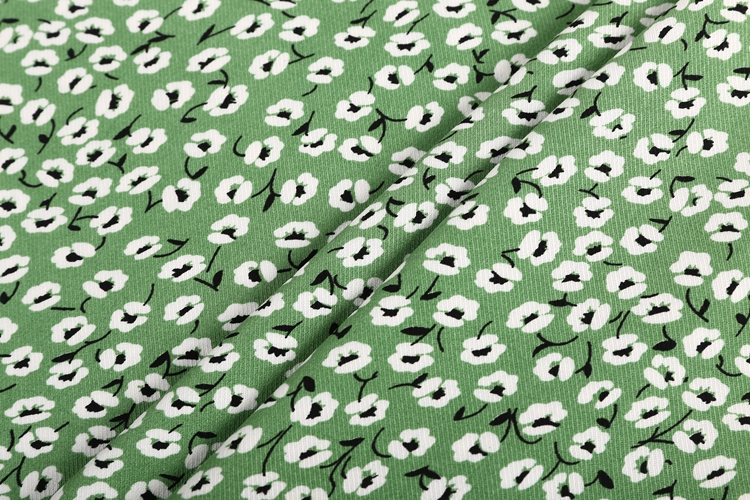 New product printed cloth viscose rayon fabric for women dresses
