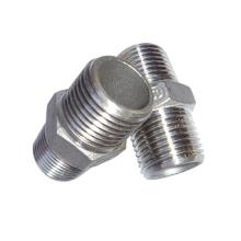 SS304 Stainless Steel Connector Pipe Nipple NPT Threaded