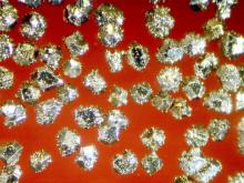 Superhard Material of Synthetic Diamonds NiCoated