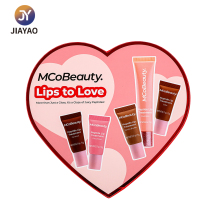 Heart-shaped cosmetic color box