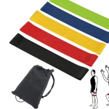 Custom Logo Fitness Bands: KangXia Latex Elastique Yoga Home Workout Mini Elastic Gym Resistance Loop