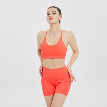 wholesale woman yoga shorts sets