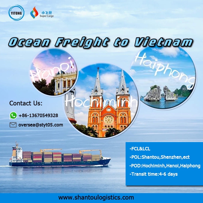 Sea Freight From Shantou To Hanoi