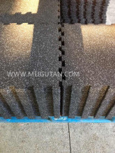 interlock rubber flooring mat