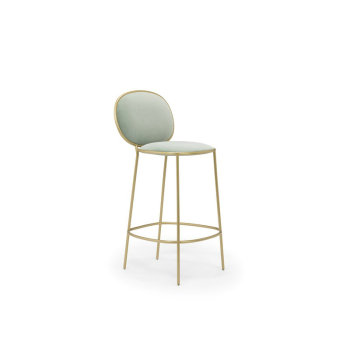 Replica golden Stay bar stool by Nika Zupanc