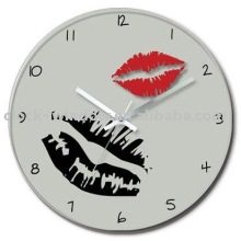 Home decoration glass clock