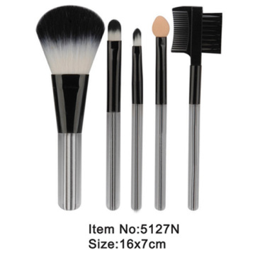 5pcs plastic handle nylon hair travel makeup tool set