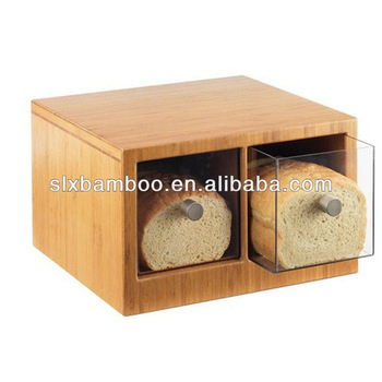 custom bamboo bread box