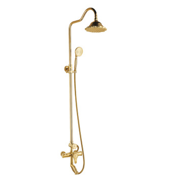 Classic Golden Stainless steel shower