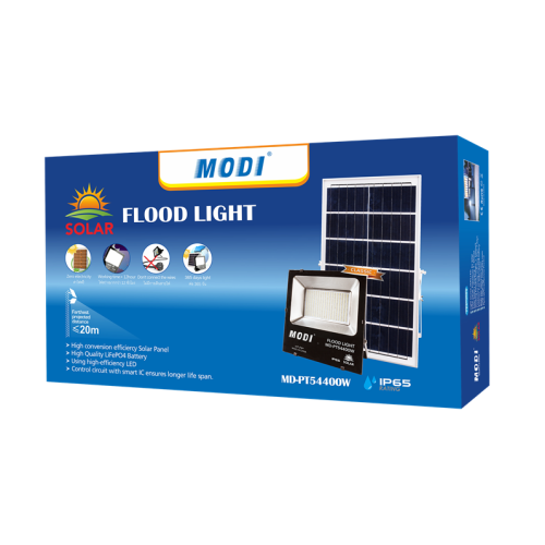 400W White Solar Flood Light