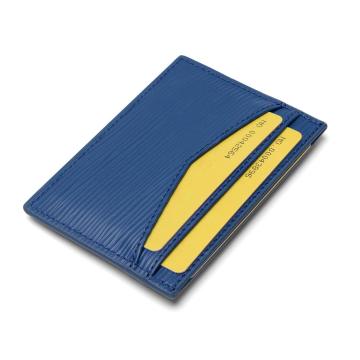 Blue EPI Wzór bezpłatny Dostosowywanie Slim Card Holder