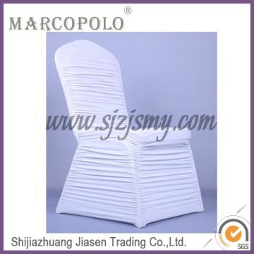 good quality spandex wedding/hotel ruffled slip cover for chair