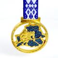 Medalla de metal de evento deportivo de maratón personalizado
