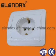 European Style Flush Mounted Wall Schuko Socket (F2010)