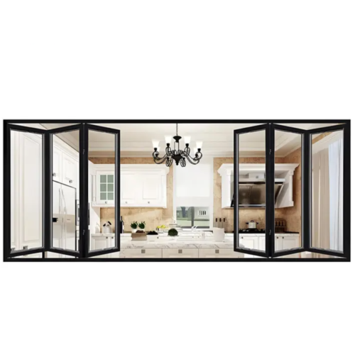 Soundproof Aluminum Bi-Folding Windows