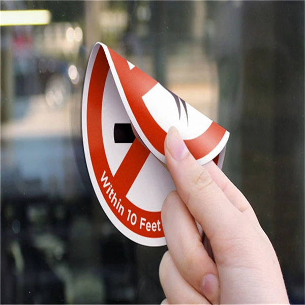 Clean Glass Double-Sided Sticker with Bar Code Instructions