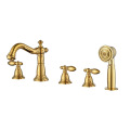 4 Hole Bath Faucet With Hot And Cold