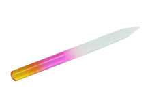 Hot sale round crystal glass nail file cuticle stick gradient