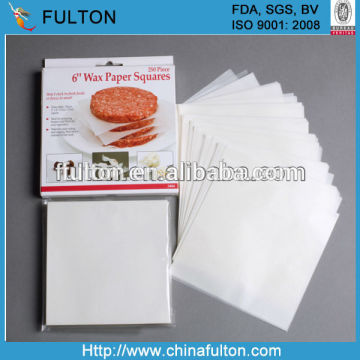 FDA approved and food safe wax fry paper