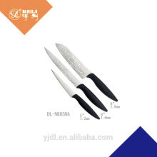 3 pieces etching blade kitchen knifes