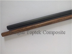 wood surface carbon arrow shaft