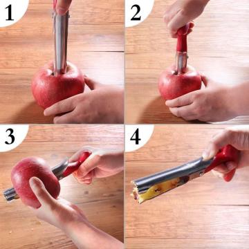 Newness Premium Apple Corer Remover Cutter Skärverktyg