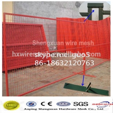 High quality durable PVC coated canada temporary construction fences