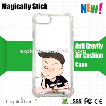 2017 Shenzhen bulk buying s line design tpu pc phone case for iphone 7 white blank case