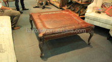 Vintage Pu Leather Coffee Table/Nightclub Center Table