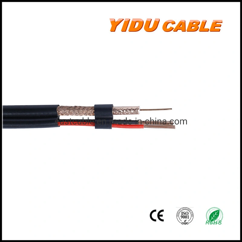 RG6+2c Rg59+2c Composite Siamese Coaxial Cable for Setellite/Monitor/CCTV Camera