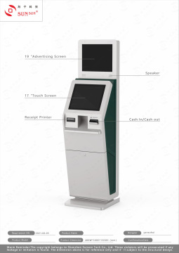 bill payment ATM with banknote validator