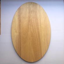 Oval shape wooden cutting board
