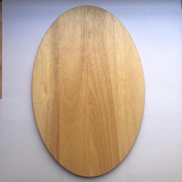 Oval shape wooden cutting board