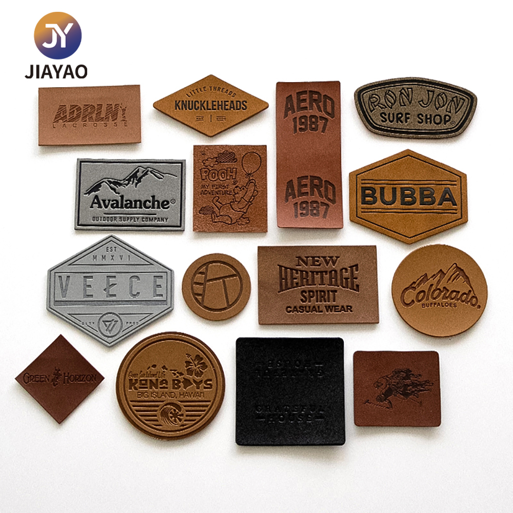 etiquetas de cuero para chaquetas leather labels for jackets