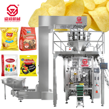 Automatic VFFS Weighing and Sealing Packaging Machine for Snacks and Grains