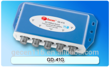 GECEN 4x1 diseqc switch waterproof 4/6 in 1 out Diseqc switch GD-41G