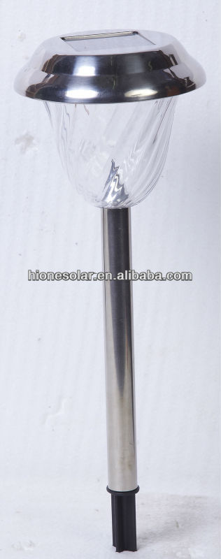 stainless steel solar stake with acrylic ,acrylic lamps