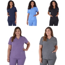 Wholesale Custom Medical Teal Scrubs Tops & Uniforms for Female Nurses