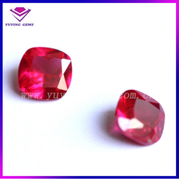 Ruby Rough Price Alibaba Created Crundum Cushion Cut Gemstone