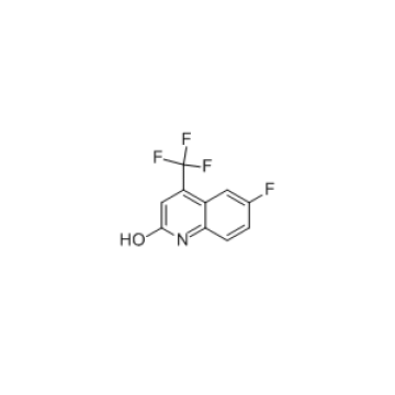 6- 플루오로 -4- (트라이 플루오로 메틸) 퀴놀린 -2 (1H) -One CAS 328956-08-7