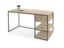 Hot on Amazon Modern Simple Design Computer Table with Bookshelf